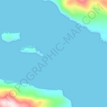 Mapa topográfico Freshwater Bay, altitude, relevo