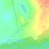 Mapa topográfico Борок, altitude, relevo