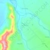 Mapa topográfico Puente Negro, altitude, relevo