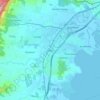 Mapa topográfico Dapto, altitude, relevo