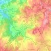 Mapa topográfico Gandeloup, altitude, relevo