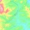 Mapa topográfico El Pocico, altitude, relevo