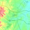 Mapa topográfico Dahod, altitude, relevo