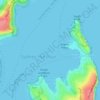 Mapa topográfico Eastern Channel Pile Light, altitude, relevo