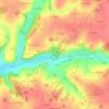 Mapa topográfico Ré, altitude, relevo