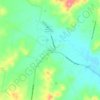 Mapa topográfico Merton, altitude, relevo