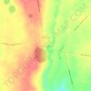 Mapa topográfico Woorndoo, altitude, relevo