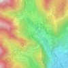 Mapa topográfico Pranzo, altitude, relevo