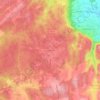 Mapa topográfico Cezaredas, altitude, relevo