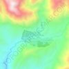 Mapa topográfico Gaitan, altitude, relevo