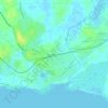 Mapa topográfico Le Haut Gas, altitude, relevo