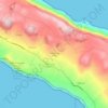 Mapa topográfico Caminho de Cima, altitude, relevo