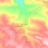 Mapa topográfico Mussende, altitude, relevo