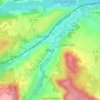 Mapa topográfico Breux, altitude, relevo
