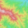 Mapa topográfico Long Sule, altitude, relevo