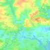 Mapa topográfico Bringall, altitude, relevo