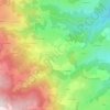 Mapa topográfico L'Olme, altitude, relevo