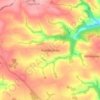 Mapa topográfico Riddlecombe, altitude, relevo