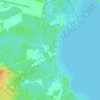Mapa topográfico Bonnechere, altitude, relevo