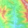 Mapa topográfico Ferriera, altitude, relevo