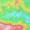Mapa topográfico Caschino, altitude, relevo
