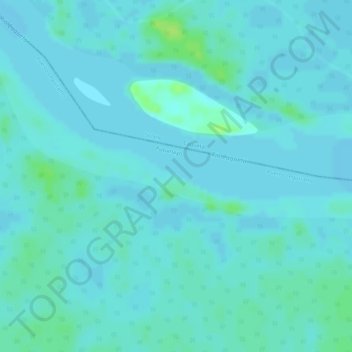 Mapa topográfico LA FRACONIA, altitude, relevo