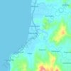 Mapa topográfico Manticao, altitude, relevo