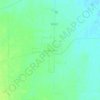 Mapa topográfico Calchín Oeste, altitude, relevo