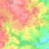 Mapa topográfico La Ville-Stéphant, altitude, relevo