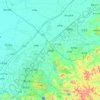 Mapa topográfico Liaoyang, altitude, relevo