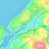 Mapa topográfico Phillack, altitude, relevo