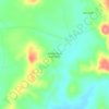 Mapa topográfico Aparecida da Conceição, altitude, relevo