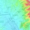 Mapa topográfico San Pablo Etla, altitude, relevo