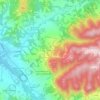 Mapa topográfico Pizzocorno, altitude, relevo