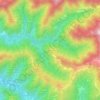 Mapa topográfico Scabbiabella, altitude, relevo