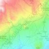 Mapa topográfico Chiñama, altitude, relevo