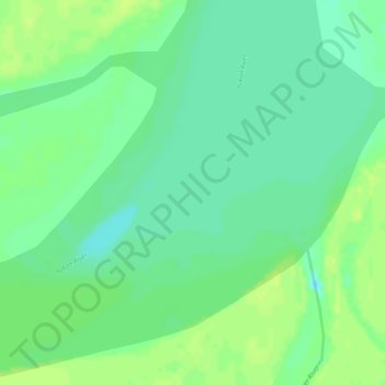 Mapa topográfico Dogtooth Bend, altitude, relevo