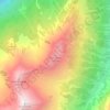 Mapa topográfico Elferspitze, altitude, relevo