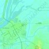 Mapa topográfico Oak Grove, altitude, relevo