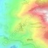 Mapa topográfico Salle, altitude, relevo