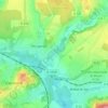 Mapa topográfico Bécrel, altitude, relevo