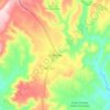 Mapa topográfico Tlachichila, altitude, relevo