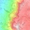 Mapa topográfico El Peñasco, altitude, relevo