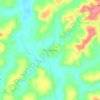 Mapa topográfico Alto Bonito, altitude, relevo