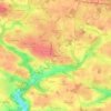 Mapa topográfico Kergentil, altitude, relevo