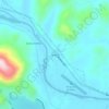 Mapa topográfico Abaeté, altitude, relevo
