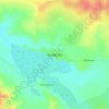 Mapa topográfico Rey Bouba, altitude, relevo
