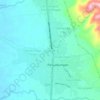 Mapa topográfico Kayu Jati, altitude, relevo