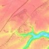 Mapa topográfico Mondésir, altitude, relevo