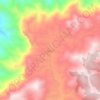 Mapa topográfico Gajah, altitude, relevo